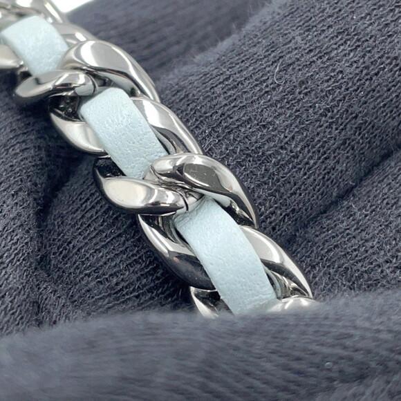 CHANEL Blue Lambskin Leather Wallet - Picture 13 of 16